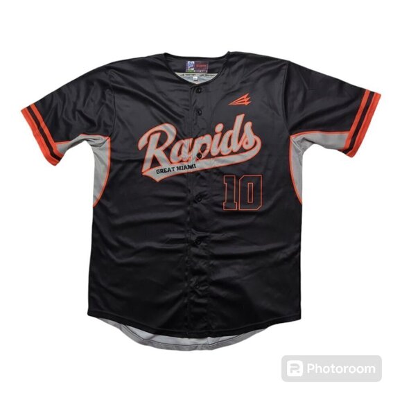 Rapids Other - Rapids Triton Great Miami Jersey Size L Black Gray Color